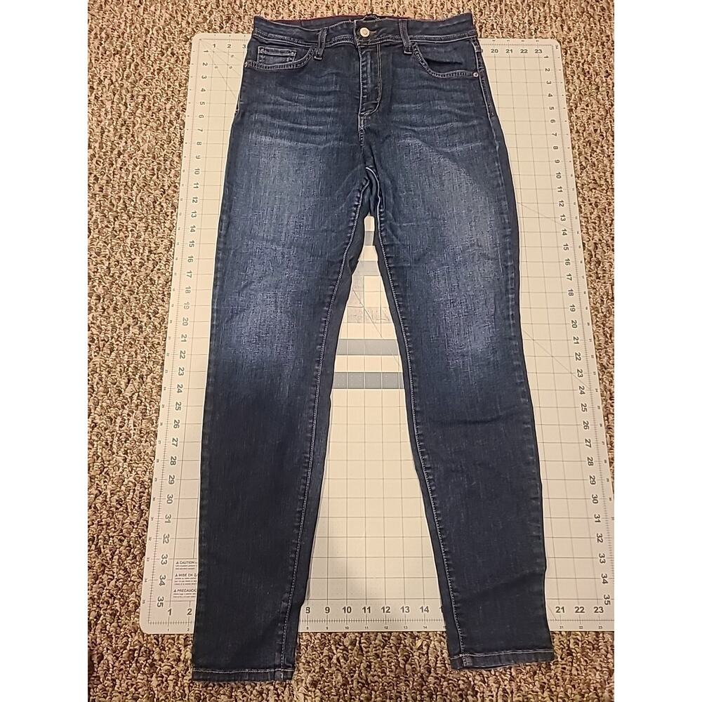 Fran Denim Kay Jeans Womens Size 30 Dark Wash Denim Stretch Casual Pants